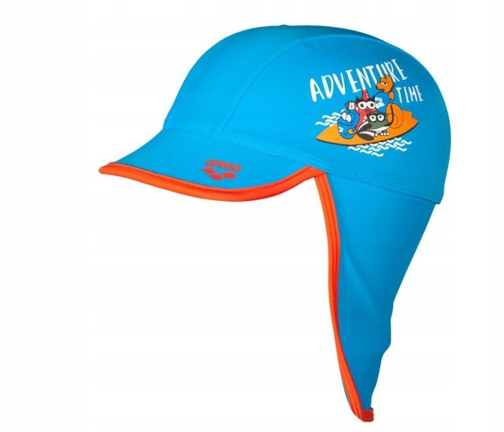 Czapka Z Daszkiem Dziecięca Z Osłoną Karku Arena Upf 50+ 1-2 Lata 44-48Cm
