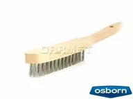 Narzędzia warsztatowe - Szczotka drewniana druciana 3-rzędowa ręczna z drutem ze stali nierdzewnej - OSBORN (0001 151 393) - miniaturka - grafika 1