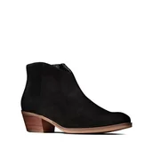 Botki damskie - Mila Myth [black leather] - rozmiar 39 - miniaturka - grafika 1