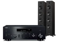Zestawy stereo - Yamaha MusicCast R-N600A (czarny) + Diva 6 (czarny) - miniaturka - grafika 1