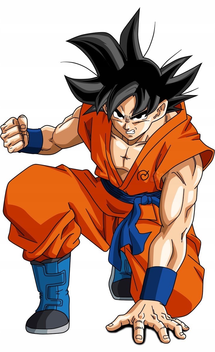 Naklejka Uv Wypukła Ozdobna DTF UV Aplikacja Goku Dragon