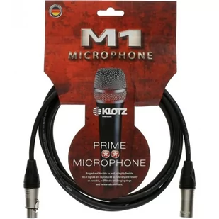 Klotz M1 Prime mikrofon o wyglądzie pnia kabel 3 m  XLR/XLR-Czarny M1K1FM0300 - Inne akcesoria muzyczne - miniaturka - grafika 2