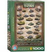 Puzzle - Eurographics 6000 0381 History of Tanks Puzzle 1000 części - miniaturka - grafika 1