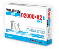 Witaminy i minerały - VITAMINUM D2000+K2 AMS, 30 szt. - miniaturka - grafika 1