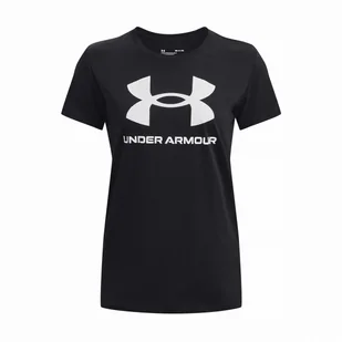Koszulka damska Under Armour Rival Logo SS Rozmiar: M / Kolor: czarny - Koszulki sportowe damskie - miniaturka - grafika 1