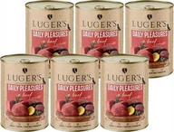 Mokra karma dla psów - Karma mokra dla psa Luger's Daily Pleasures z wołowiną i ziemniakiem zestaw 6 x 400 g - miniaturka - grafika 1