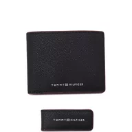Portfele - Tommy Hilfiger Skórzany portfel + klips do banknotów - miniaturka - grafika 1