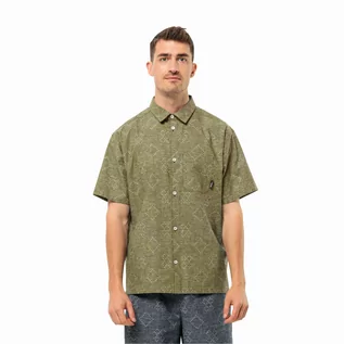 Koszule męskie - Męska koszula Jack Wolfskin KARANA SHIRT M bay leaf - S - grafika 1