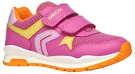 Buty dla dziewczynek - Geox J Pavel Girl A dziewczęce sneakersy, Pomarańcza, 24 EU - miniaturka - grafika 1
