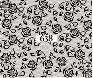 Ozdoby do paznokci - Naklejki wodne na paznokcie - nr 638 - miniaturka - grafika 1