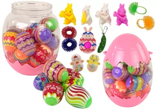 Jajo Dekoracja Wielkanoc Pisanki Niespodzianka Figurki Fidget Toys 18 Sztuk - Prace ręczne dla dzieci - miniaturka - grafika 1