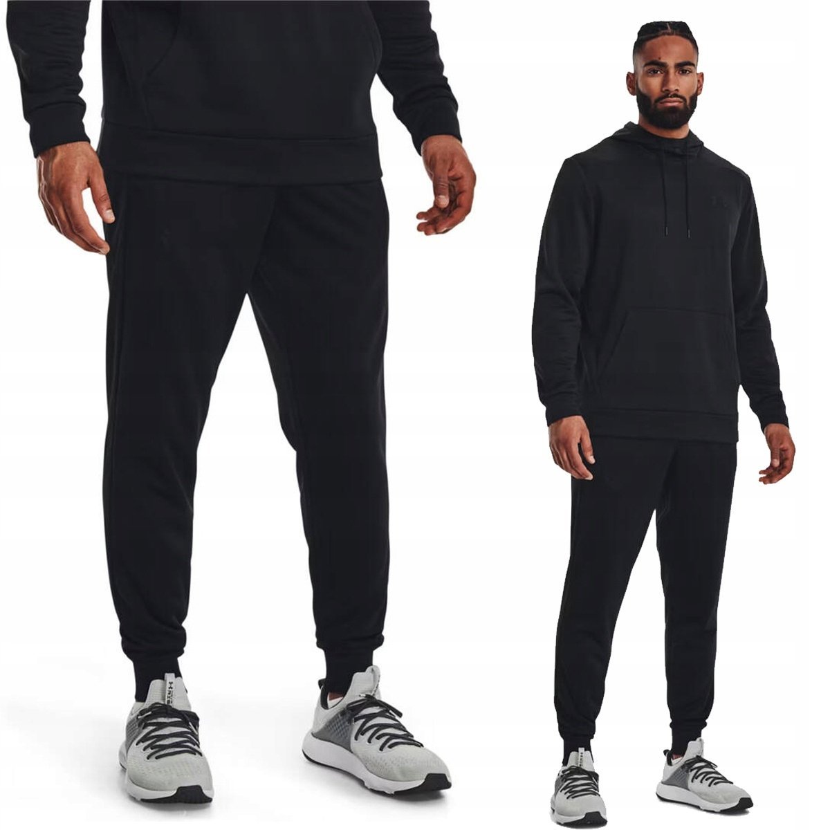 Spodnie Dresowe Męskie Under Armour Joggers 1373362 Czarne R. Xxxl