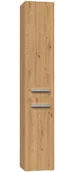 Szafki łazienkowe - Wąski Słupek Łazienkowy Dąb Artisan P4-Z41 - miniaturka - grafika 1