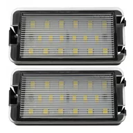 Lampy tylne - ZESTAW LAMPEK LED DO TABLICY REJESTRACYJNEJ, AUTOTUNE, DO SEAT ALTEA, SEAT AROSA, SEAT CORDOBA, SEAT IBIZA II, SEAT IBIZA III, SEAT LEON, SEAT TOLED.. - miniaturka - grafika 1