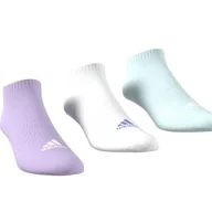 Skarpetki damskie - adidas UNISEX DOROSŁY PODUSZANE SKARPETY SPORTOWE NISKIE CIĘCIE 3 PARY OPAKOWANIE 8,5-10 - miniaturka - grafika 1