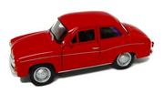 Samochody i pojazdy dla dzieci - FSM Syrena 105 1:39 czerwona WELLY - miniaturka - grafika 1