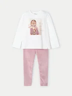 Komplety dla niemowląt - Mayoral Komplet bluzka i legginsy 4705 Różowy Regular Fit - miniaturka - grafika 1