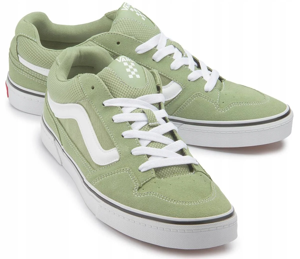 VANS TRAMPKI MĘSKIE ZIELONE Z ZAMSZOWYM WYKOŃCZENIEM 39 16LA