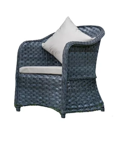 Bello Giardino Fotel na taras z szarego technorattanu MODERNO KR.012.105
