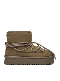 Roxy Śniegowce CEO-HDR2503-3 Khaki - Śniegowce damskie - miniaturka - grafika 1