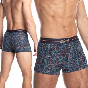 LAMA M-994 bokserki męskie bawełniane dopasowane szorty - XL - Majtki męskie - miniaturka - grafika 1