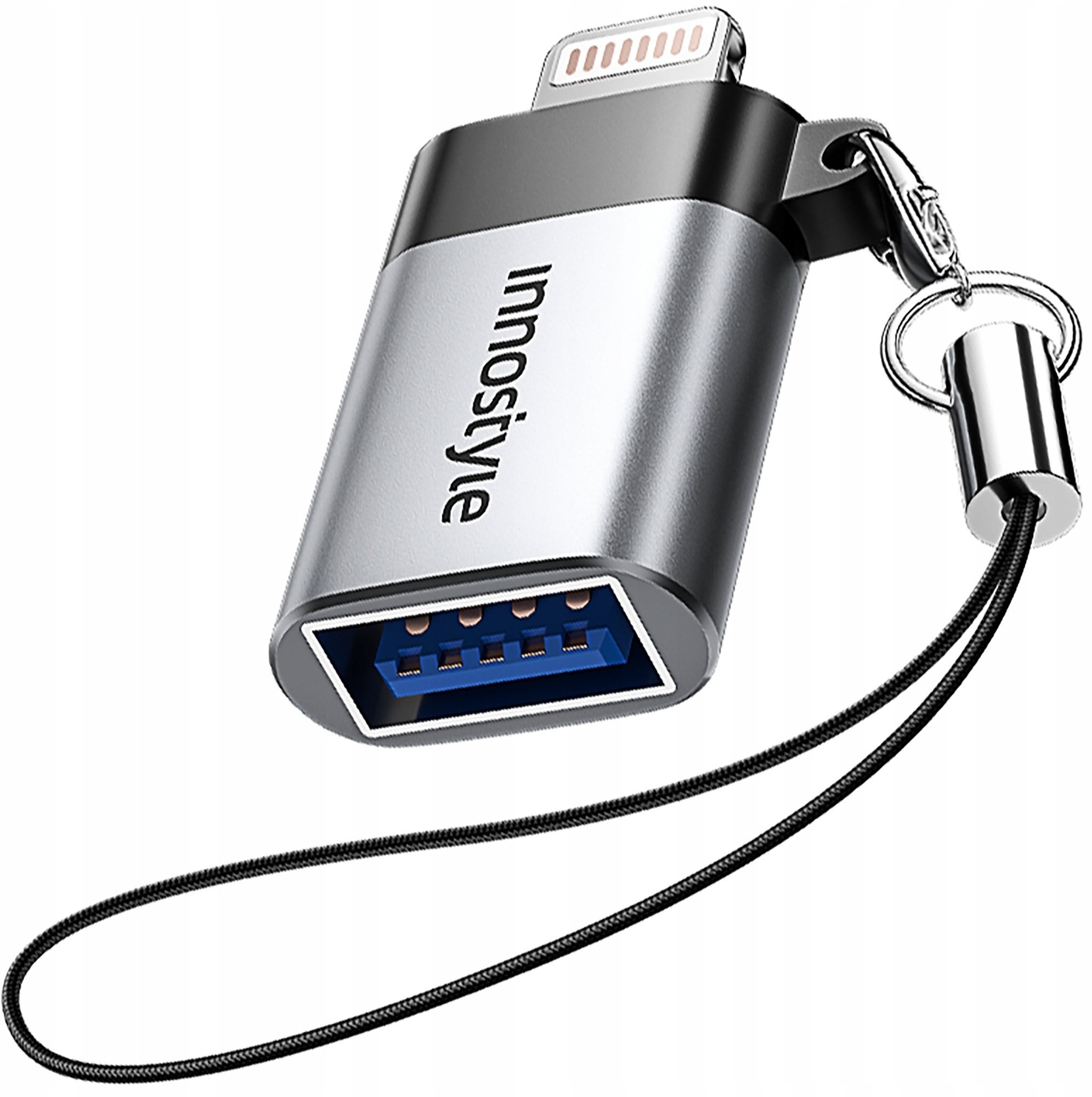 Apple Adapter USB Innostyle INNOSTYLE ADAPTER PRZEJŚCIÓWKA USB-A 3.0 DO LIGHTNING IPHONE IPAD 3A OTG