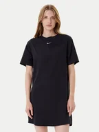 Sukienki - Nike Sukienka codzienna DV7882 Czarny Relaxed Fit - miniaturka - grafika 1