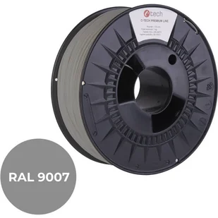 Filament do drukarki 3D C-TECH PREMIUM LINE, PETG, RAL9007, 1,75mm, 1kg, Grey aluminium - Filamenty i akcesoria do drukarek 3D - miniaturka - grafika 1