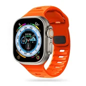Akcesoria do smartwatchy - Pasek Icon Line do Apple Watch 4 / 5 / 6 / 7 / 8 / SE / Ultra (42 / 44 / 45 / 49 mm) Orange - miniaturka - grafika 1