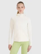 Bluzy damskie - 4F Bluza w kolorze kremowym - miniaturka - grafika 1