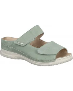 KLAPKI RIEKER - 900139-07 ZIELONY - Rieker - Klapki i japonki damskie - miniaturka - grafika 1