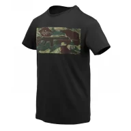 Odzież taktyczna i umundurowanie - T-Shirt Helikon-Tex FN FAL - Czarna/Rhodesian Camo - miniaturka - grafika 1