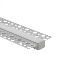 Oprawy, klosze i abażury - Profil Aluminiowy Podtynkowy do LED Wpuszczany do P³yt KARTON / GIPS 2m z Mlecznym Kloszem i Zaœlepkami Ecolight - miniaturka - grafika 1