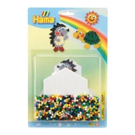 Prace ręczne dla dzieci - Hama 4206 - jeż i żółw, koraliki midi - miniaturka - grafika 1