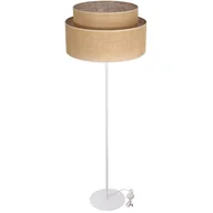 Lampy stojące - Jutowa boho lampa stojąca abażur walec juta 45cm - miniaturka - grafika 1