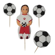 Dodatki do ciast w proszku - Zestaw cukrowy: Piłkarz 2D - miniaturka - grafika 1