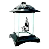 Świece - Znicz kapliczka świeczka 25 x 16 cm czarno-srebrny - miniaturka - grafika 1