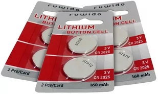 Ruwido Bateria CR2025 Ruwido 3V 160mAh litowa 528 786 00 - Baterie i akcesoria - miniaturka - grafika 2