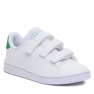 Buty dla dziewczynek - Buty adidas Advantage Court Lifestyle Hook-and-Loop Shoes GW6494 Biały - miniaturka - grafika 1