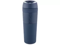 Kubki termiczne - Kubek termiczny nierdzewny Leo 450 ml niebieski mat Florina - miniaturka - grafika 1