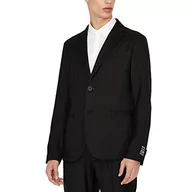 Marynarki męskie - Armani Exchange Marynarka męska ikona, Czarny (czarny 1200), 44 - miniaturka - grafika 1