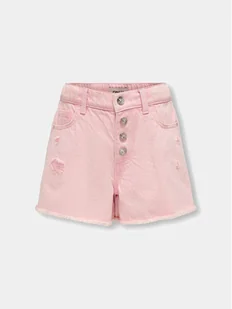 Kids ONLY Szorty jeansowe Petra 15321867 Różowy Regular Fit - Spodenki damskie - miniaturka - grafika 1