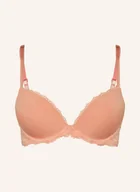 Biustonosze - Calvin Klein Biustonosz Push-Up Seductive Comfort Light beige - miniaturka - grafika 1