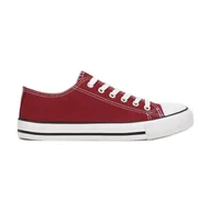 Trampki damskie - Vices S-122-65-bordo czerwone - miniaturka - grafika 1