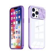 Etui i futerały do telefonów - Etui IPHONE 11 PRO MX CamSlider fioletowe - miniaturka - grafika 1