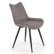 Krzesła - Eleganckie krzesło do salonu Debi - popiel - miniaturka - grafika 1