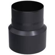 Kominki wentylacyjne - Redukcja stalowa fi 180/150 czarna rura spalinowa - miniaturka - grafika 1
