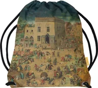 Torby szkolne - Worek Zabawy dziecięce Pieter Bruegel starszy-Standard - miniaturka - grafika 1