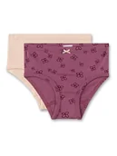Majtki dla dzieci - Sanetta Majtki (2 pary) w kolorze beżowo-fioletowym - miniaturka - grafika 1