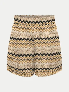 ONLY Szorty materiałowe Nova 15325522 Beżowy Regular Fit - Spodnie sportowe damskie - miniaturka - grafika 1